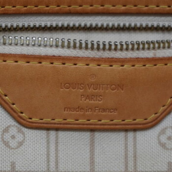 Louis Vuitton Damier Azur Neverfull MM Tote Bag - Picture 4 of 10